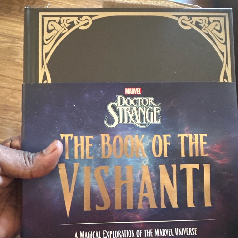Marvel The Book of the Vishanti with Gold and Blue Cover